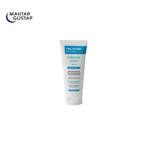 کرم-ضد-آفتاب-پوست-پوست-خشک-و-حساس-SPF50-دلاویگا-Delaviga-