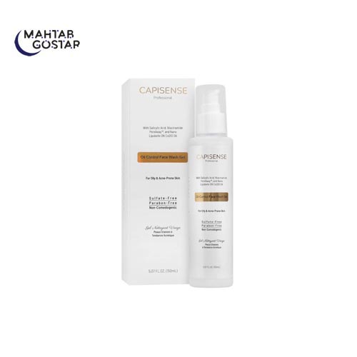 ژل-شستشو-صورت-فاقد-سولفات--پوست-چرب-کپیسنس-Capisense-
