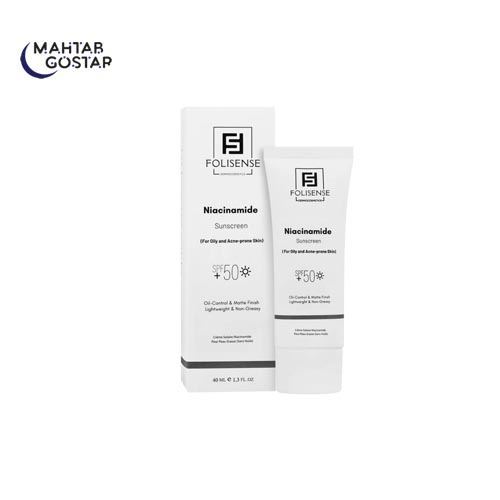 ضد-آفتاب-نیاسین-آمید-SPF50+-مناسب-پوست-چرب-فولی-سنس-Folisense-