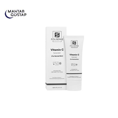 ضد-آفتاب-ویتامین-سی-SPF50+-مناسب-انواع-پوست-فولی-سنس-Folisense-